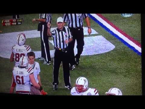 Kenny Bell block vs Wisconsin