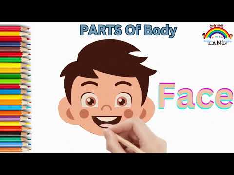 "Learning Body Parts with Drawing #3| Fun Art Lessons for Kids"