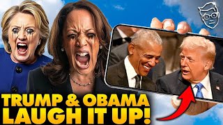 Kamala SEETHES as Trump and Obama IGNORE Her Entirely | Trump Jokes Have Obama Howling Like Bros 🤣