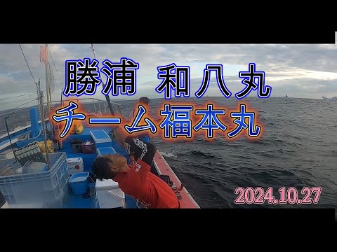 チーム 福本丸＃01　勝浦和八丸　スルメイカ釣り大会　2024.10.27