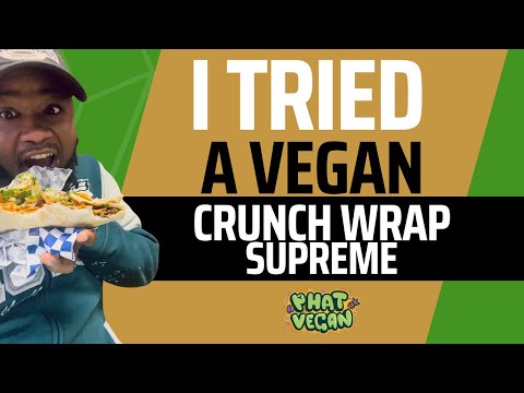 Vegan Crunch Wrap from Vegos in Albuquerque #vegan #foodlover #food #foodie #foodblogger #foodies