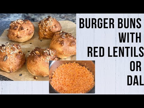 Bread Buns with Red Lentils/ Gluten Free Bread Buns Recipe/Bread with Masoor Dal/School Tiffin ideas