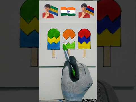 Gabon 🇬🇦 India 🇮🇳 And Armenia 🇦🇲 Flag Drawing | #shorts #shortfeed