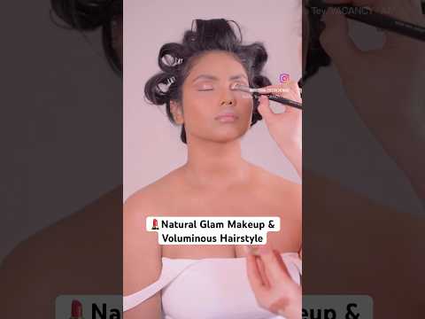 Natural Glam Makeup & Voluminous Hairstyle| Cristina Costache MUA #shortsuk