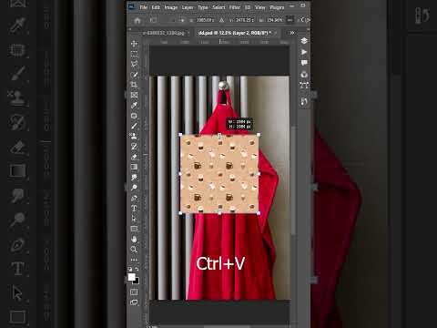 How to make Mockup of hanging Clothes in #photoshop #shorts #tutorial #adobephotoshope #art