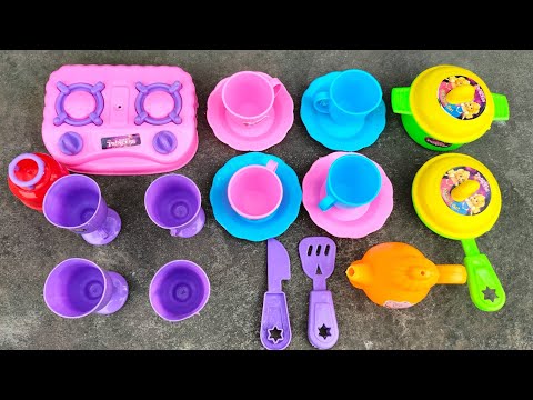 Diy unboxing amazing mini plastic kitchen set @existclay @miniclay5092