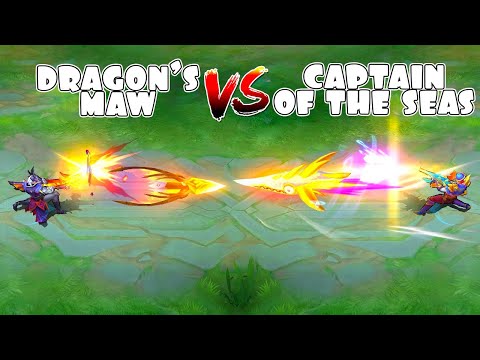 Clint Dragon's Maw VS Captain of the Seas Skin Comparison