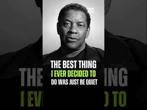 The Best Thing - Denzel Washington  #denzelwashingtonquotes #motivation