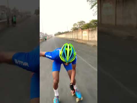 Farzam Sk8r sprinting Varanasi skating #skating #shortsvideo #speedskating #youtubeshorts #shorts