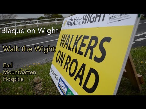 Blaque on Wight 2  - Walk the Wight 2015