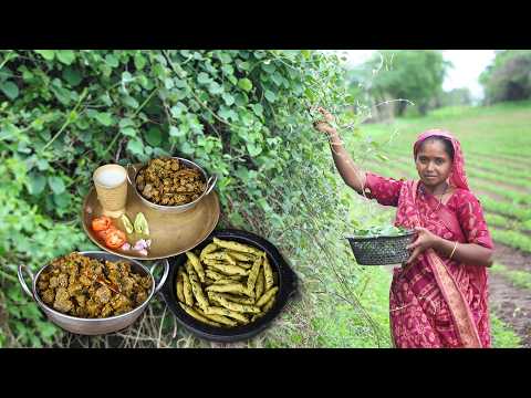 Unique Food Recipe In Village | Monsoon Special Food | A rainy Day In Village