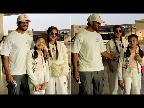 Sharad Kelkar With Family Flying From Mumbai Spotted At Airport | MS shorts