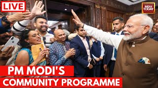 PM Modi Live From New York: PM Modi Speech Live |PM Modi's Community Programme |PM Modi In US