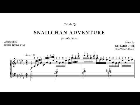 "Snailchan Adventure" in the style of Hiromi Uehara