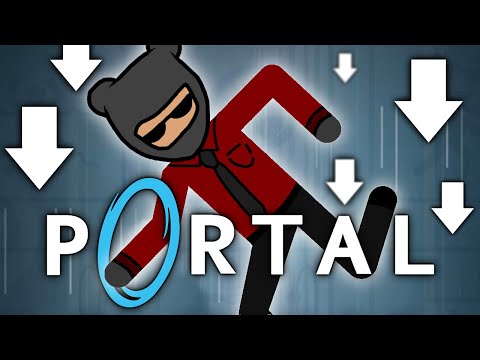 Playing Portal for the first time!