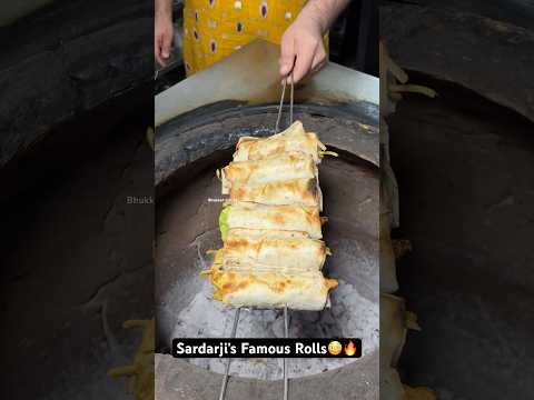 Sardarji’s Famous Rolls😳🔥|| Indian Street Food