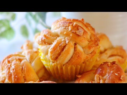 Peanut Butter Bread rolls 花生酱小面包，咸香可口，100%中种法