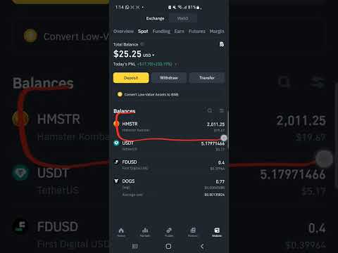 How to Convert your $HMSTR tokens to USDT on Binance