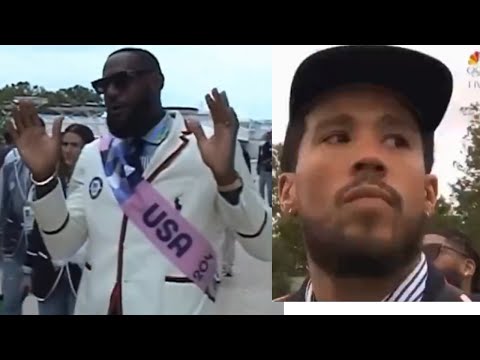 DEVIN BOOKER IMITATES LEBRON JAMES HOLDING THE FLAG & MOCKS HIM IN HIS VLOG!