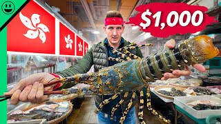 $1000 Seafood Challenge in Hong Kong!! We Went OVER BUDGET!!