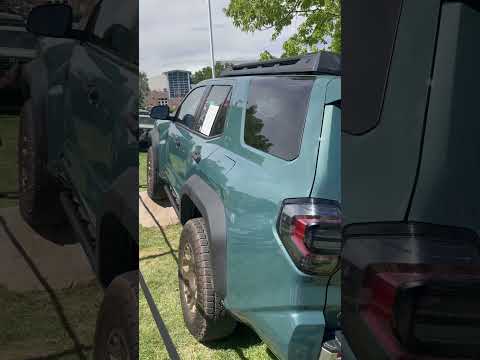 Emerald Green 2025 Toyota 4Runner Trailhunter! Quick tour! #shorts