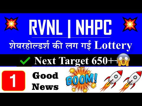 RVNL Share latest news | Update | Target | Rvnl latest news today | NHPC Share Latest News