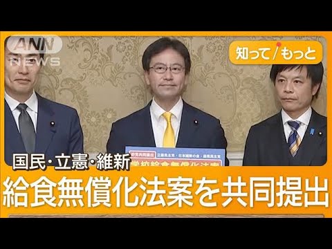 103万円の壁“越年延長戦”へ　野党結束の動きも　国民民主人気で連携進まず？【知ってもっと】【グッド！モーニング】(2024年12月24日)