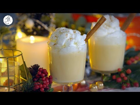 聖誕蛋奶酒｜Christmas Eggnog｜蛋酒｜ASMR cooking no talking ｜4K