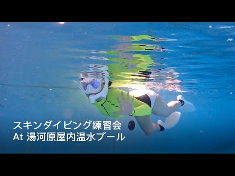 【プール練習会】栃木からのご参加も！スキンダイビング練習会 神奈川 湯河原