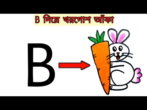 How to draw a Rabbit Easy Step by Step 🐇 Easy Bunny Rabbit Drawing Tutorial #easyartwithbiplab