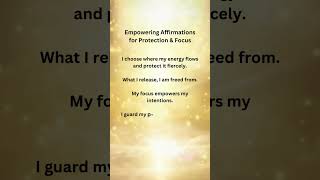 Guard Your Energy | Empowering Affirmations for Protection & Focus #affirmations