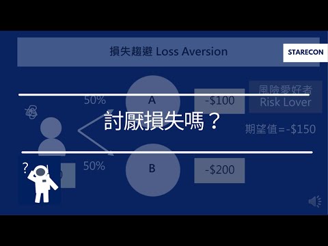 討厭損失嗎？Loss aversion【經濟學學什麼】