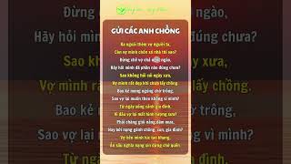 Gửi các anh chồng # honnhangiadinh #chuyenvochong #thuytransongkhoe#shorts #shortvideo #short#