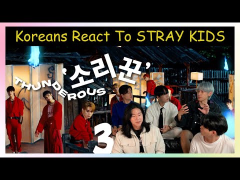 Koreans React To Straykids - Thunderous