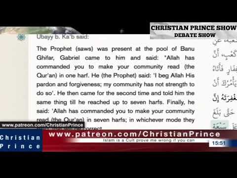 Christian prince_which quran do you read??_#educationalvideo _debate