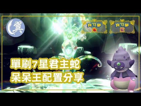 單刷7星君主蛇! 呆呆王配置分享! - Pokémon Scarlet & Violet 寶可夢 朱／紫