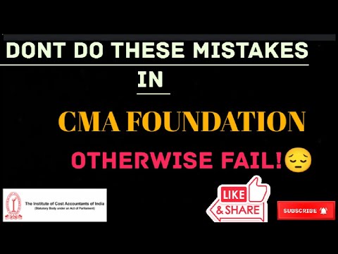 DON'T DO THESE MISTAKES IN EXAM|| AVOID THESE MISTAKES IN CMA FOUNDATION|| ADITI KASHYAP