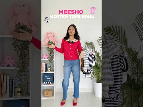 Meesho Winter Tops Haul Under 300🥶 #shorts  #meesho #youtubeshorts #meeshohaul #meeshotops