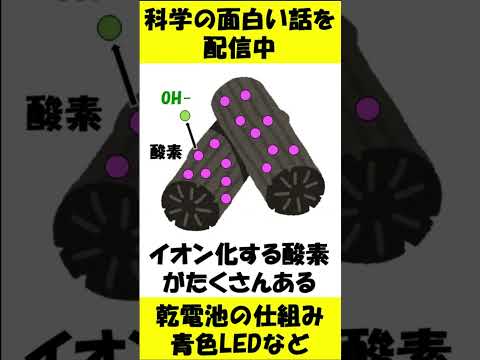 【科学クイズ】電池になる意外なものはどれか？#shorts