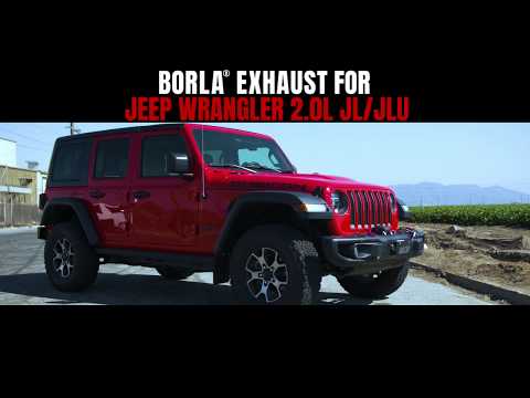 Borla for 2018-2024 Jeep Wrangler 2.0L JL / JLU [Exhaust System Sounds]