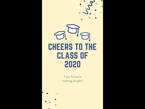 Cheers to the Class of 2020!