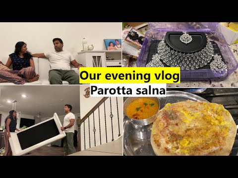 அம்மா கிட்ட இருந்து Sudden Surprise!😀Evening routine with PAROTTA SALNA /Tamil vlog/Family Traveler