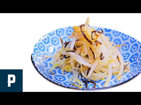 BeanSprout Salt kelp Sauced dressed Dishes recipe【JapaneseFood】