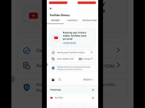 Delete All Youtube Watch History Video !! How to remove all youtube watched video