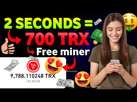 New Tron Mining website 2024 | Withdrawal Proof 🤑 | Free Trx Mining Site Without Deposit