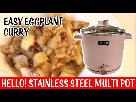 Easy Eggplant Curry | Hello! Electric Stainless Steel Multi Cooking Pot