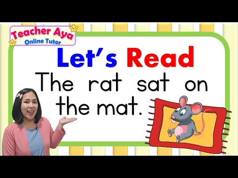 Reading Sentences | Reading Tutorial for Kids | Teacher Aya's Reading Lesson Compilation