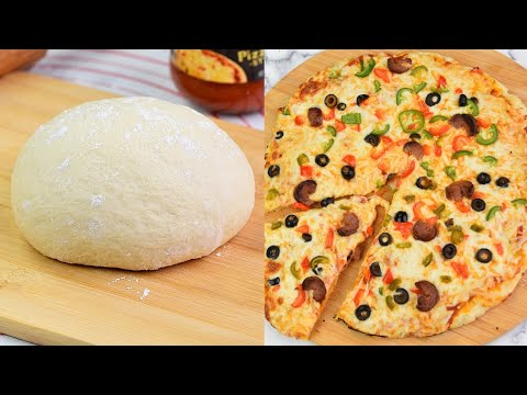 Best Homemade Pizza Dough Recipe | How To Make Pizza Crust