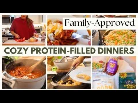 Fast Cozy High-Protein Dinners The Whole Family Will Eat | Cook With Me