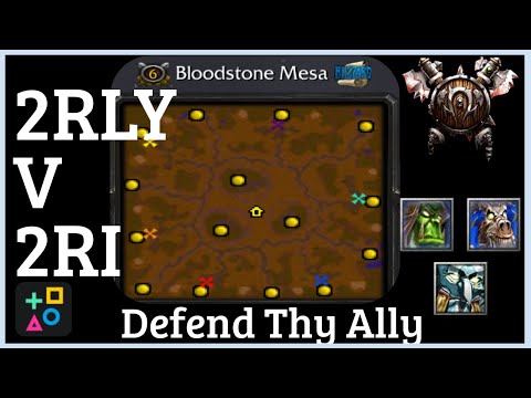 ⬜🪓Bloodstone Mesa [2v2] - Orc x2 vs. Night Elf & Human - Lym POV